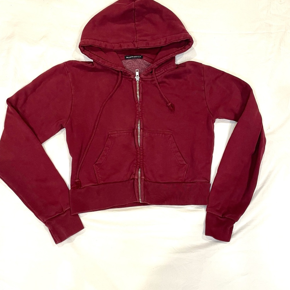 Brandy Melville Burgundy Sweatshirt